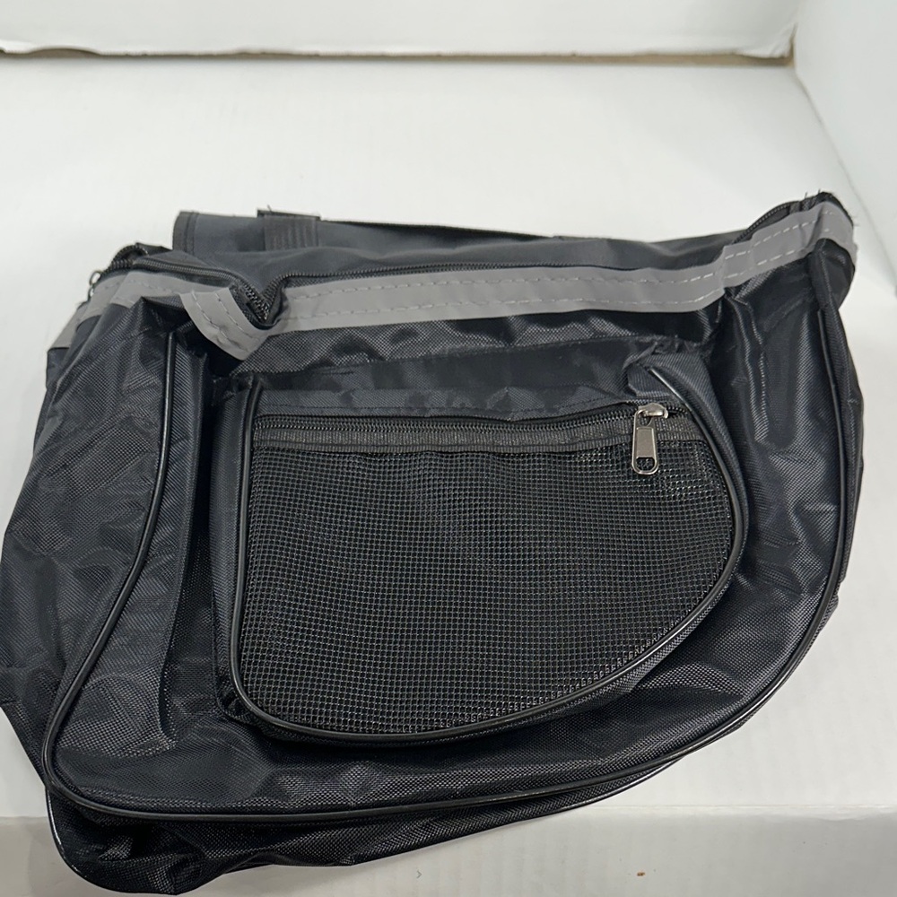 Stylish Black Men's Messenger Bag on